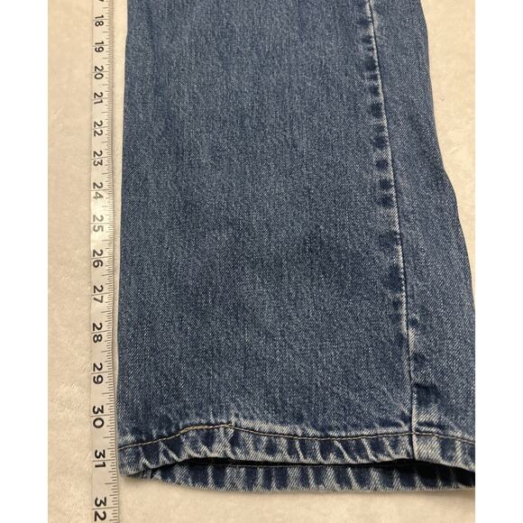 Levis Silver Tab Jeans Men’s Size 30x31 Blue Straight Fit Cotton Light Wash Y2K - Picture 5 of 7